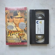 2000 Indiana Jones Raiders of the Lost Ark VHS THX Widescreen PAL Harrison Ford