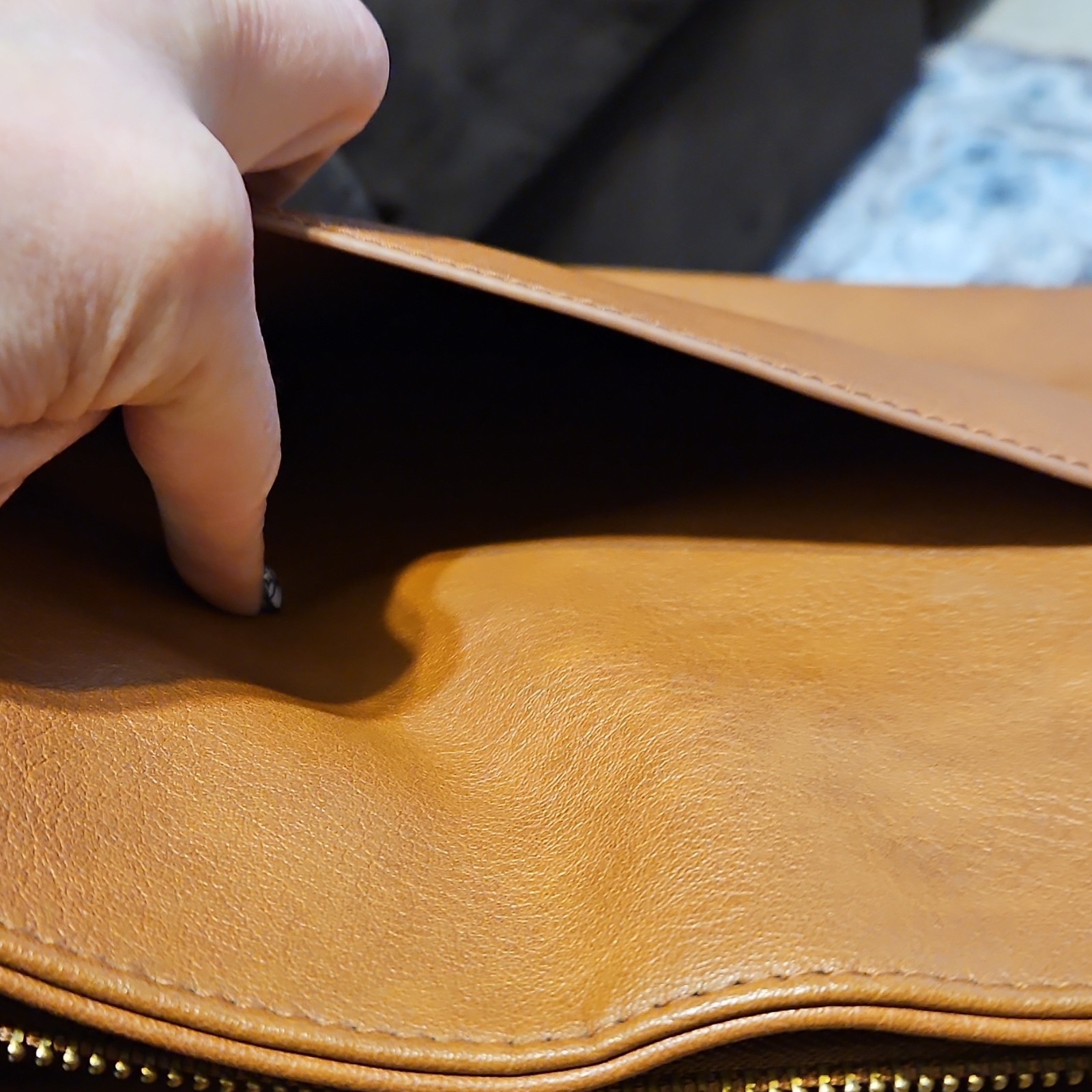 Universal Thread Brown Shoulder Bag Zip Closure F… - image 3