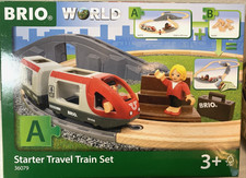 Brio Travel Train Starter Set 36079 for ages 3 and up Wooden Tracks READ