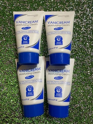 4 Pack Vanicream For Sensitive Skin Moisturizing Cream, 2 oz