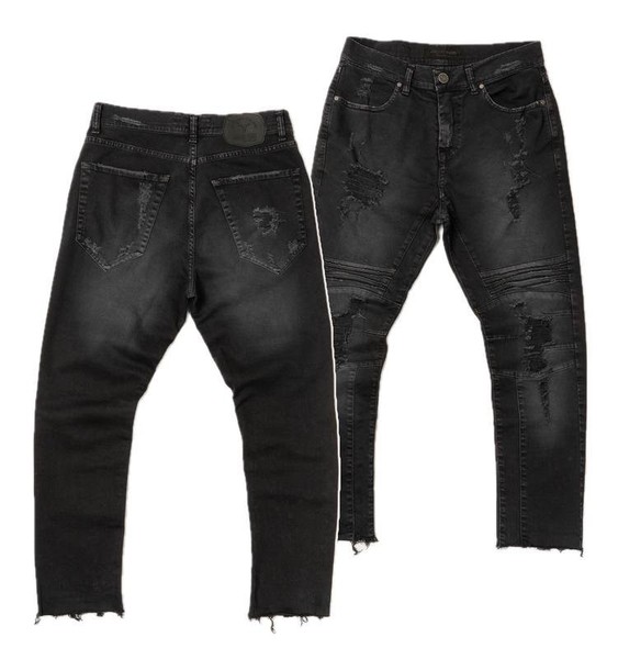 Men Xagon Jeans Black Cotton 30 / S / 44