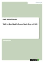 Welche FachkräFte Braucht Die Jugendhilfe? Frank Mattioli-Danker Taschenbuch