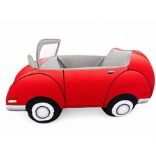 Build A Bear Workshop Red Plush Convertible Car Accessory B-A-B License Plate