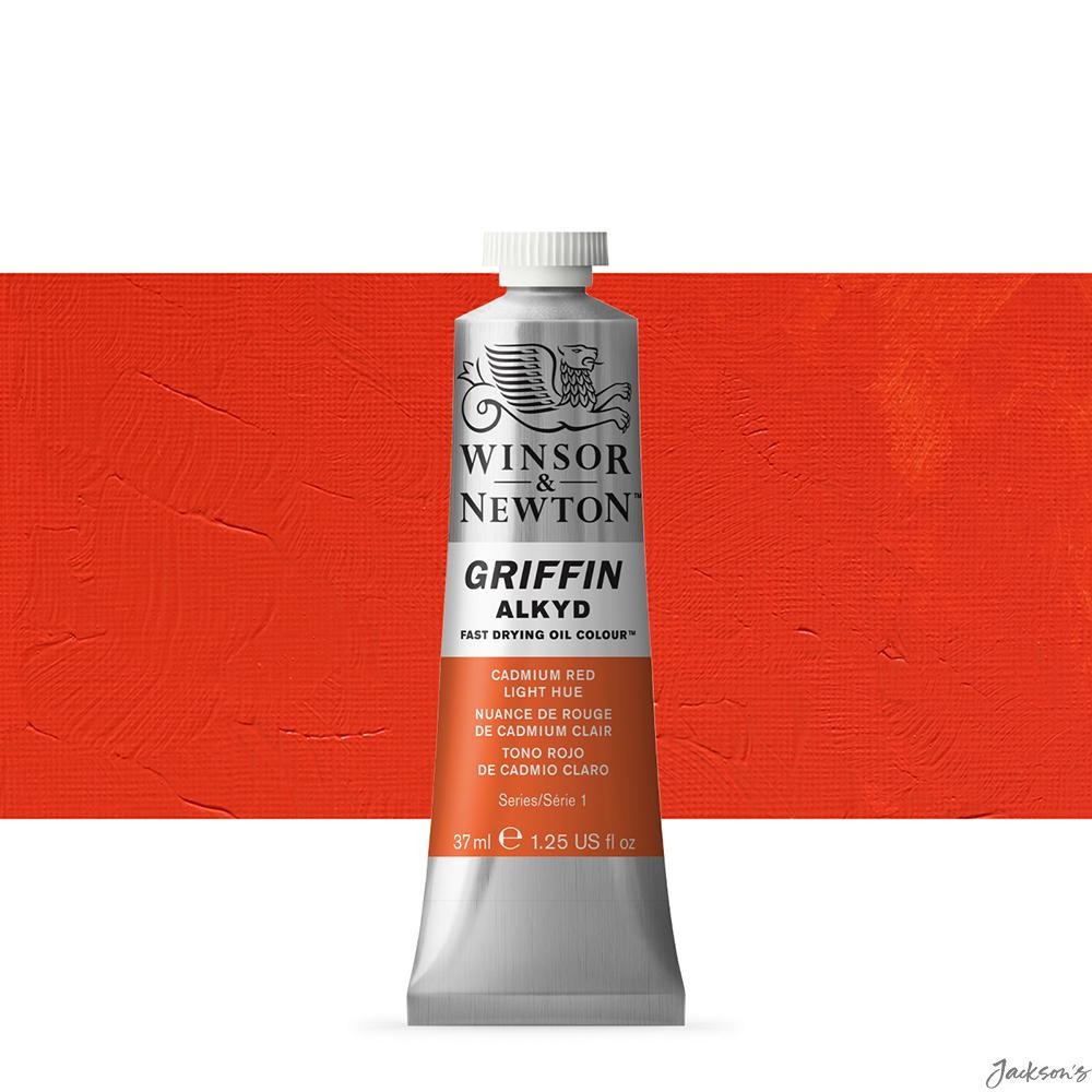 Winsor & Newton Griffin Alkyd Oil Paint 37ml Cadmium Red Light Hue Colour