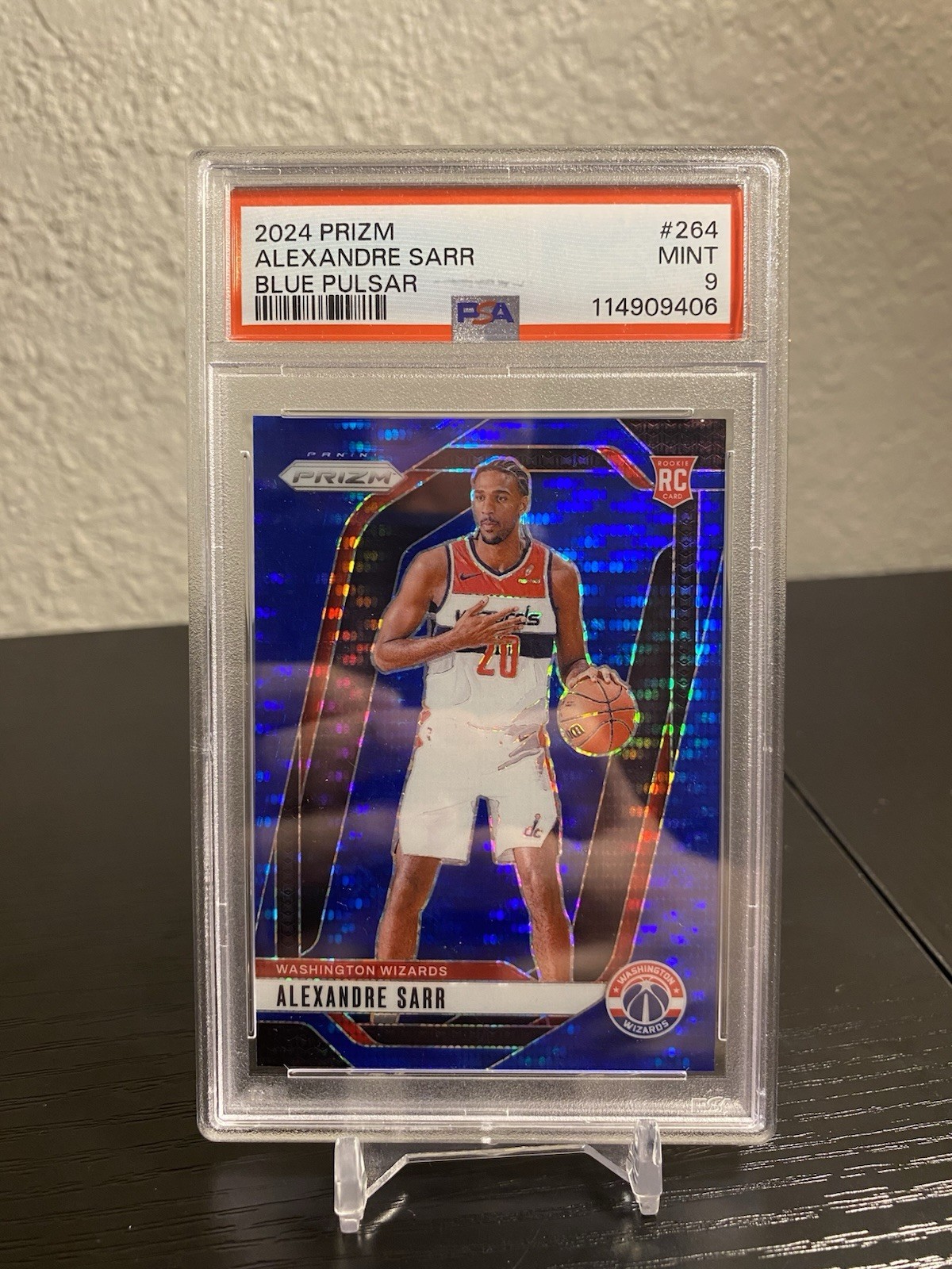 2024-25 Panini Prizm Alexandre Sarr Blue Pulsar Prizm RC /99 #264