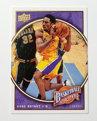 Kobe Bryant 2008-09 Upper Deck Basketball Heroes #KB-5 - NBA Card HOF Lakers