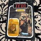 Vintage 1983 Star Wars ROTJ Wicket Warrick  Action Figure 77  Back MOC Kenner