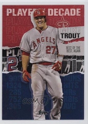 2020 Topps Player of the Decade Black /299 Mike Trout #MT-17 09vk