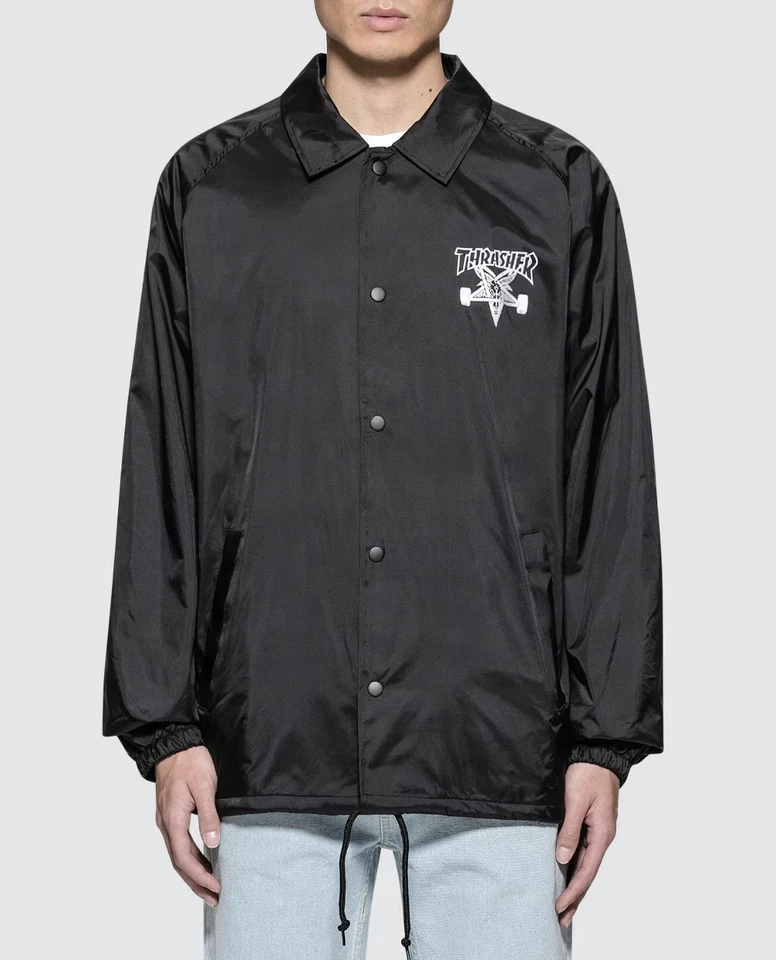 Chaqueta cortavientos RARA THRASHER Flame Coach (¡versión Japón!) talla S de colección Foto 2 de 4