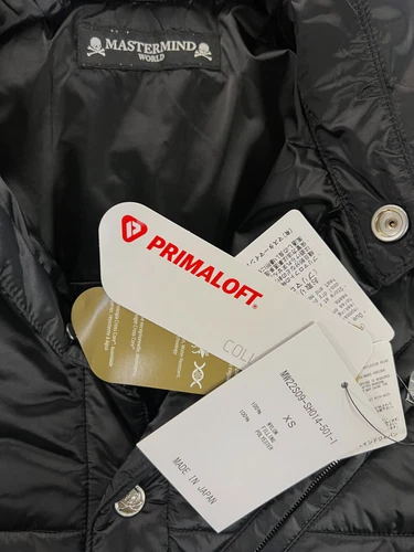 $2470 Mastermind World Men's Black Padded Shirt Jacket Coat Size XS image 3