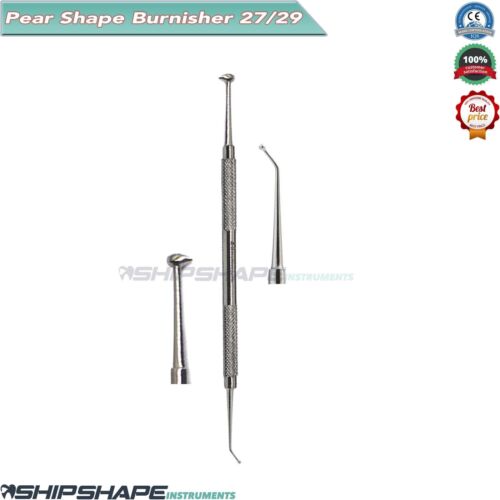 Dental Ball Burnisher 27/29 Composite Amalgam Plastic Filling Restorative Tool - Foto 3 di 10
