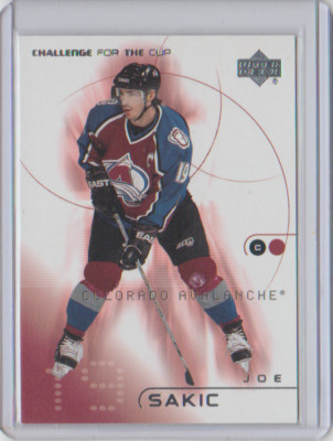 2001-02 Upper Deck Challenge for the Cup #17 Joe Sakic Colorado Avalanche