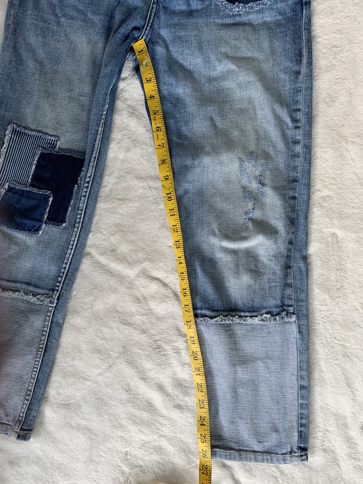Cello patchwork jeans size 30 - image 8