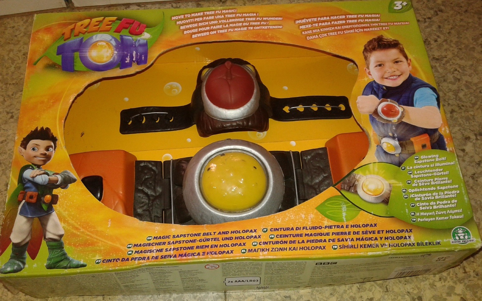 Holopax Tree Fu Tom et ceinture ajustable pour stimuler la motricité