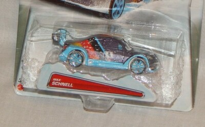 Mattel disney pixar cars ice racer winter paint job max schnell