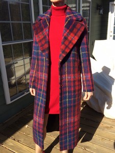 tommy hilfiger plaid coat