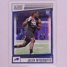 2022 Score Football NFL Jalen Wydermyer RC #370 Bills