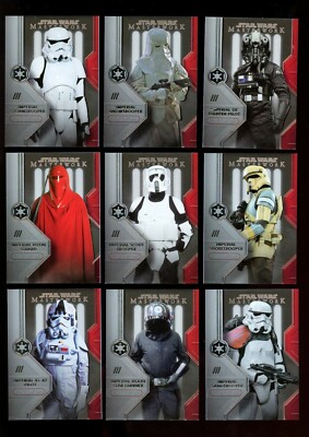 Star Wars 2020 Masterwork Topps Troopers of the Galactic Empire