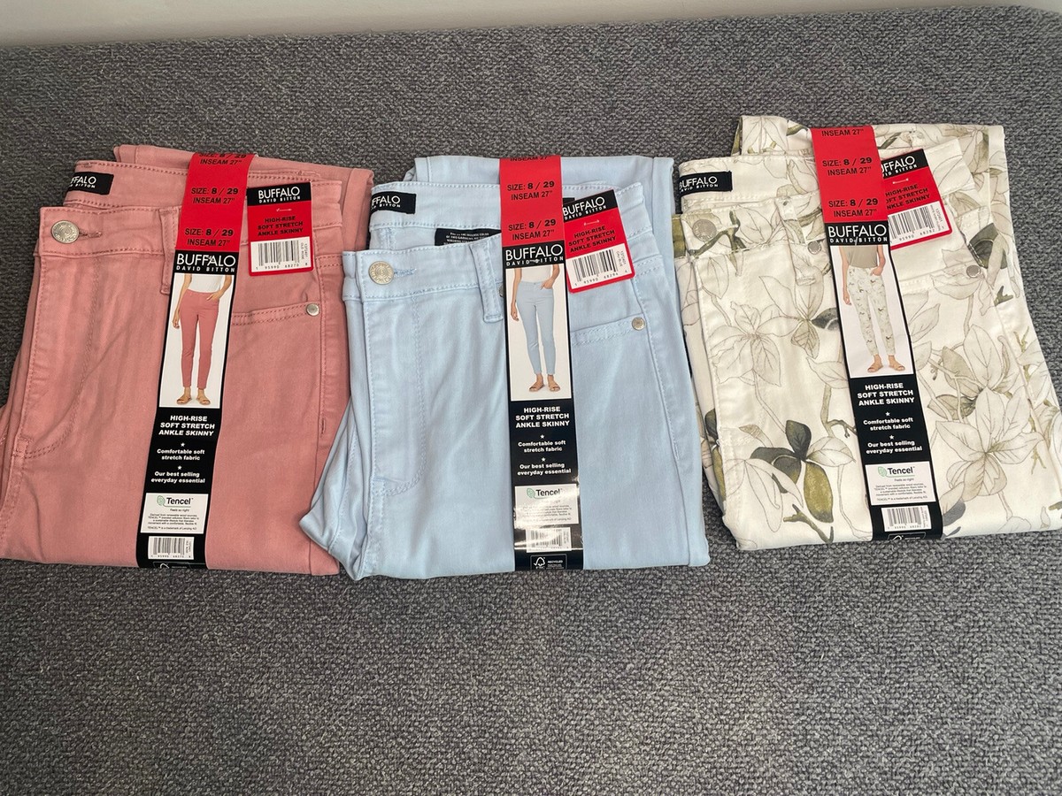 Buffalo David Bitton High Rise Soft Stretch Ankle Skinny