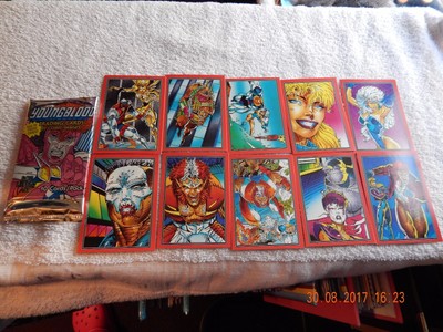 YOUNGBLOOD TRADING CARDS BY COMIC IMAGES ROB LIEFELD ART 10 CARDS/PACK 1992 NEW
