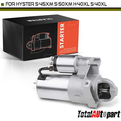 New Starter Motor for Hyster H-40XL H-50XL H-60XL S-40XL S-45XM 1.6KW 12V CW 11T