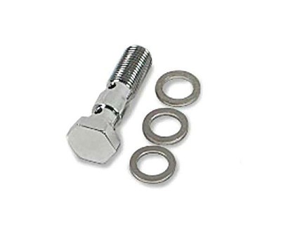 Drag Specialties 3/8in.-24 Dual Banjo Bolt #DS098117 | eBay