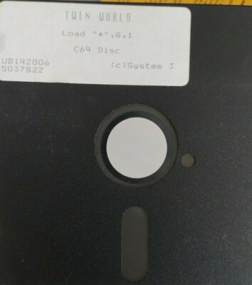 Twin World (System 3 1992) Commodore 64 c64 (Disk) working Classic 8-bit