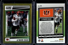2022 Panini Score Gold Flakes #191 Ja'Marr Chase /899