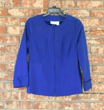 Chico's Blue 3/4 Length Sleeves Jacket NWT