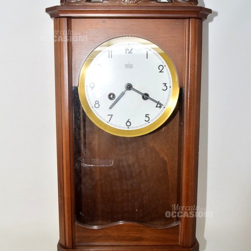 Orologio A Pendolo Melux Anno 1987 Con Corona In Ottone, Funzionante | eBay