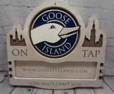 Goose Island Beer Sign Wood Embossed Sign Chicago's Craft Beer