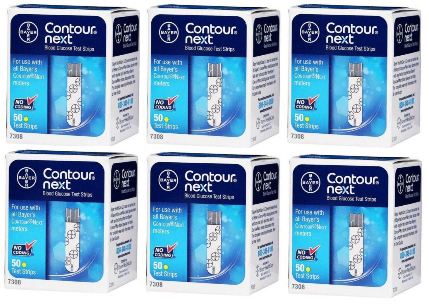 BAYER CONTOUR NEXT TEST STRIPS 300