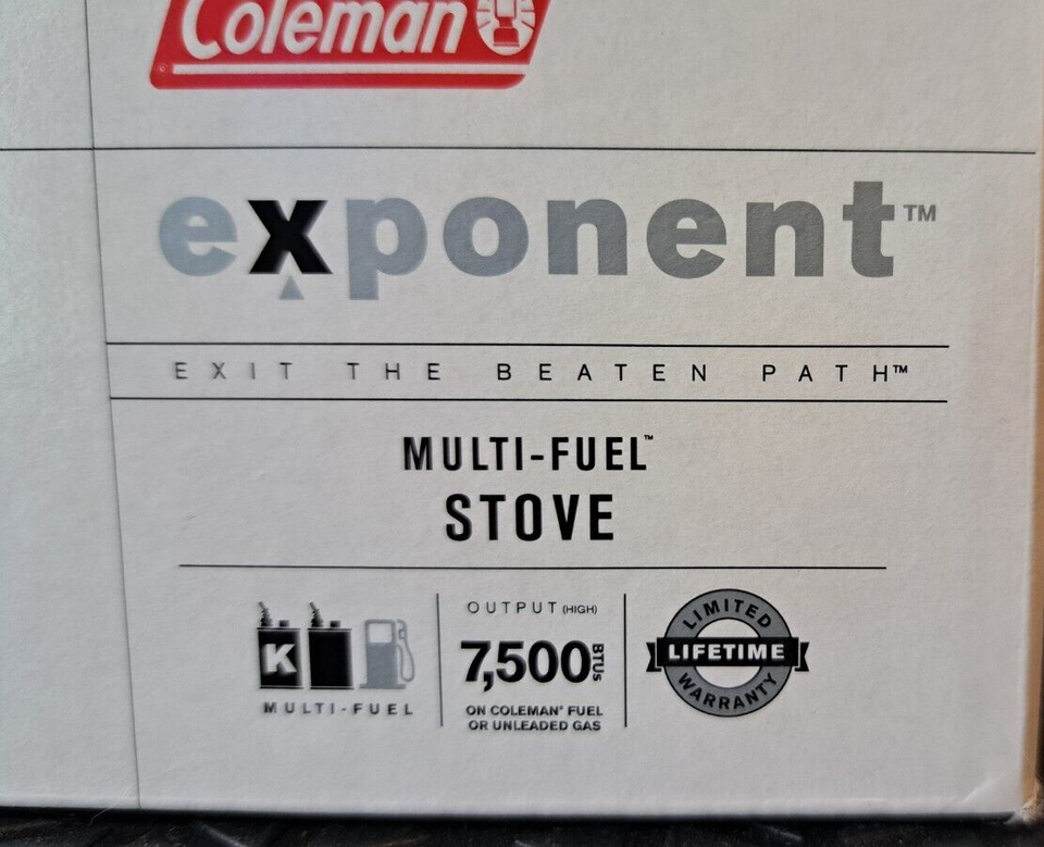 New Coleman Exponent Multi Fuel Stove 550B725 New in Box eBay