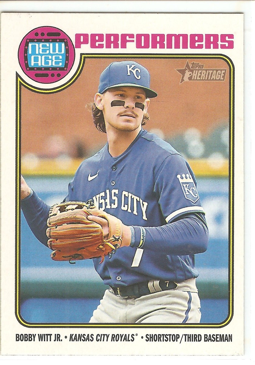 2023 TOPPS HERITAGE BOBBY WITT JR NEW AGE PERFORMERS