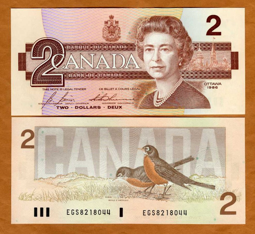 Canada, $2, 1986, P-94c, QEII, UNC