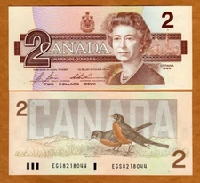 Canada, $2, 1986, P-94c, QEII, UNC