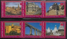 UN Scott #NY 786A-F, Singles 2000 Complete Set FVF MNH