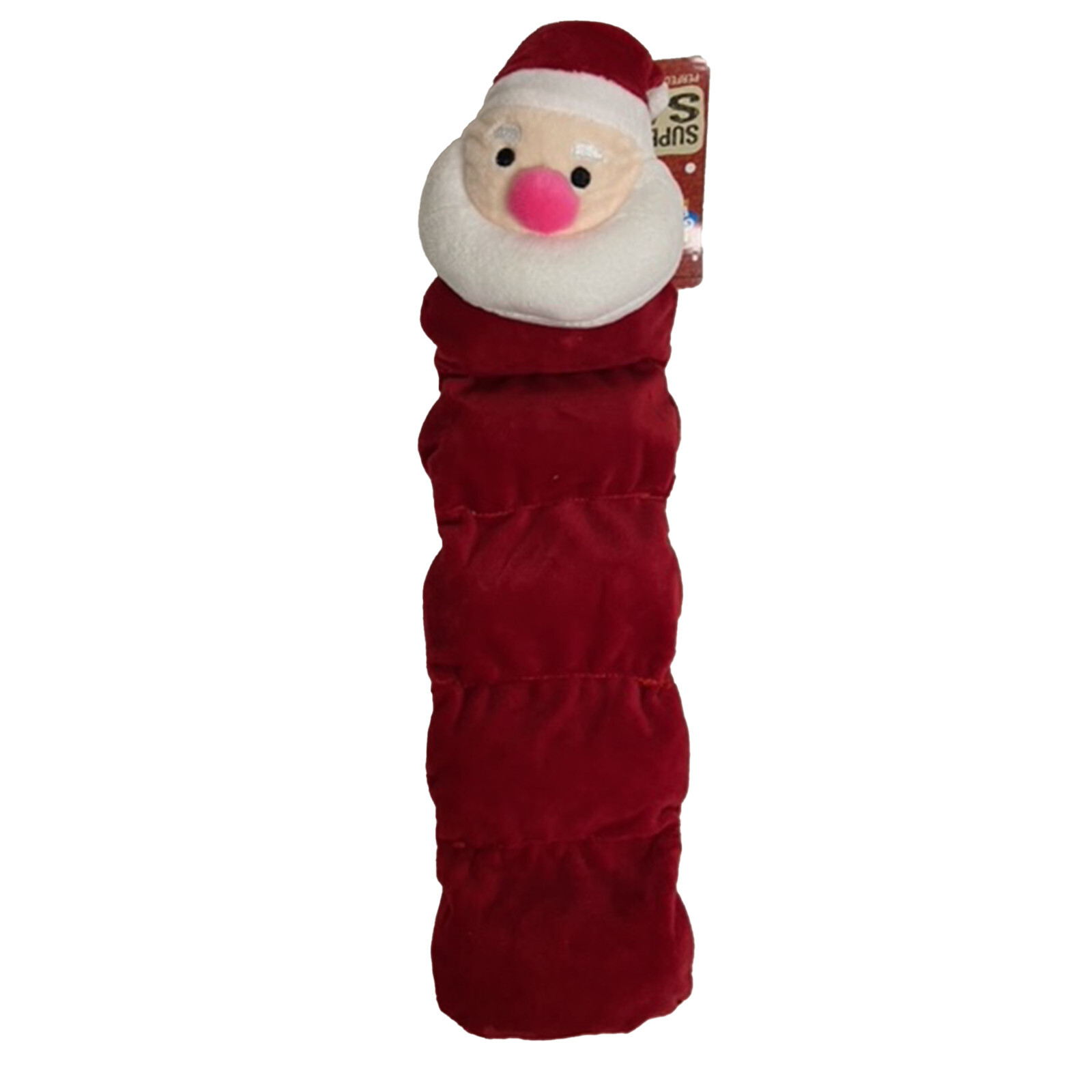 Squeaky Doy Toy Good Boy Super Squeaky Santa Dog Soft Toy