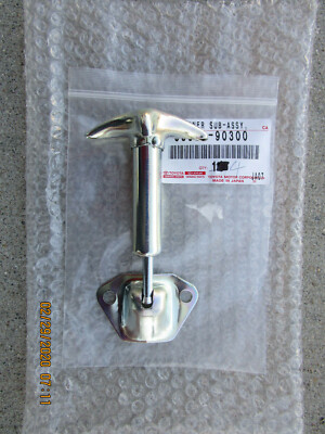 Genuine Toyota Windshield Hood Catch Fastener For FJ40 FJ45 Land Cruiser (1969-1984) – Chrome Steel, QTY 1