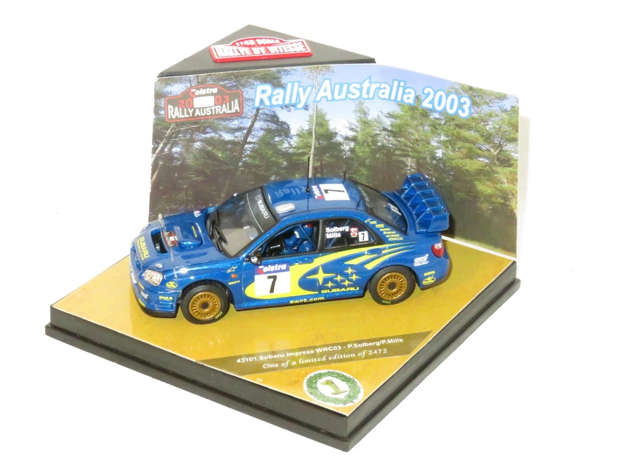 Las mejores ofertas en Subaru Rally Diecast Cars 2003 año del
