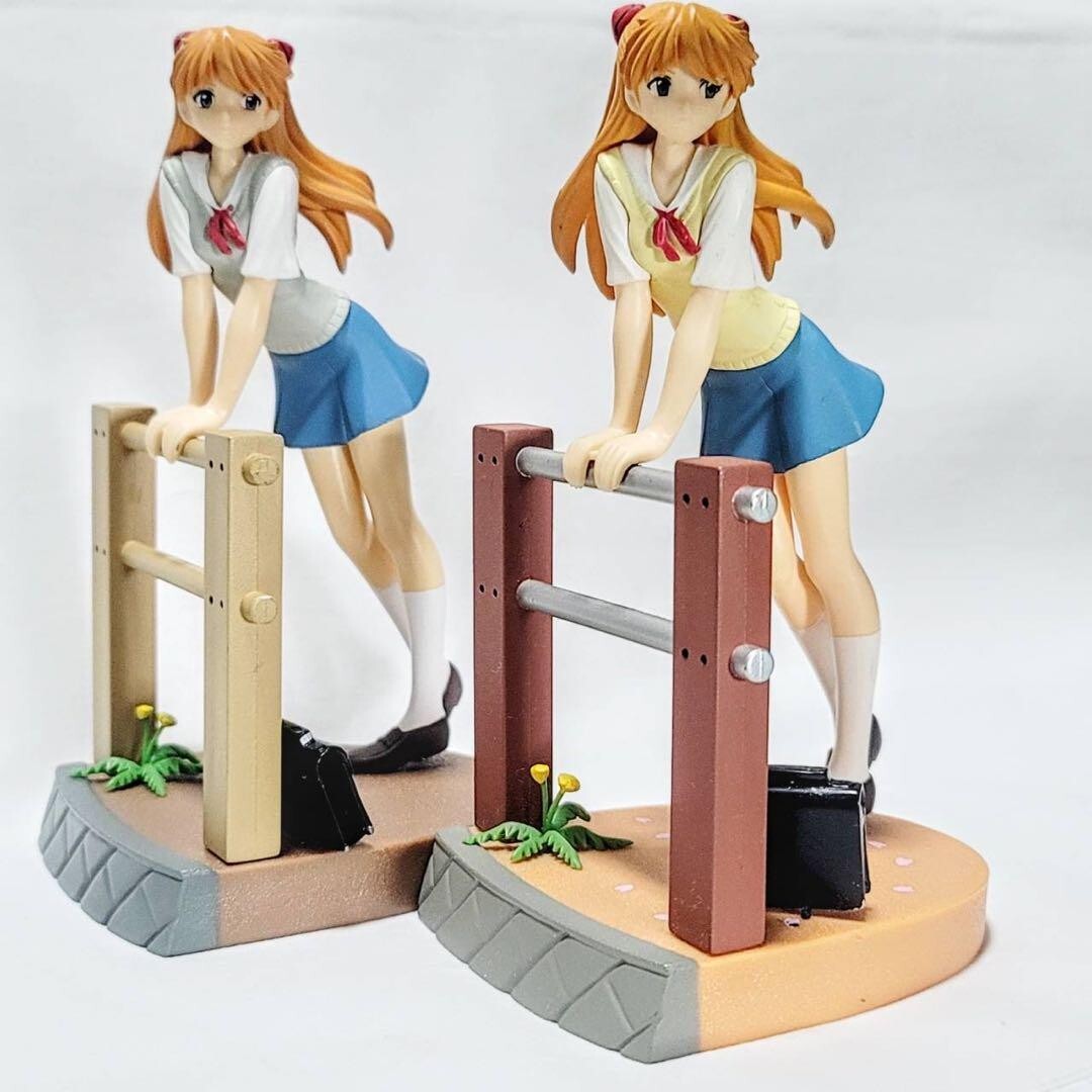 Evangelion Asuka Langley Fragrant Spring Breeze Figure Set of 2