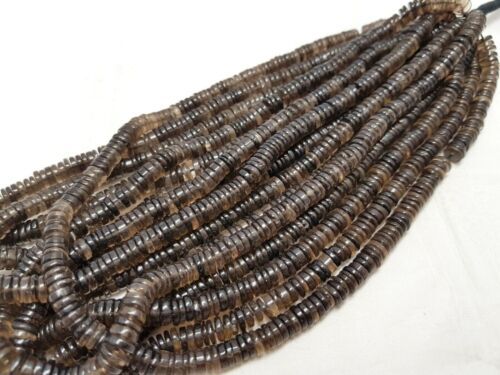 Heishi Rondelle Bead Aquamarine 5x2-3mm - Hole: 0.5mm (1 Strand-32cm - Foto 2