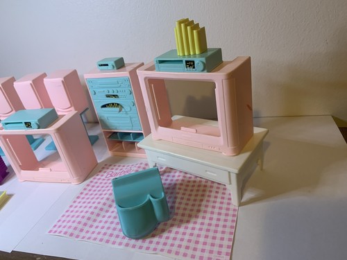 Mobili TV vintage Barbie anni 80-90 stereo Mattel - Foto 4 di 5