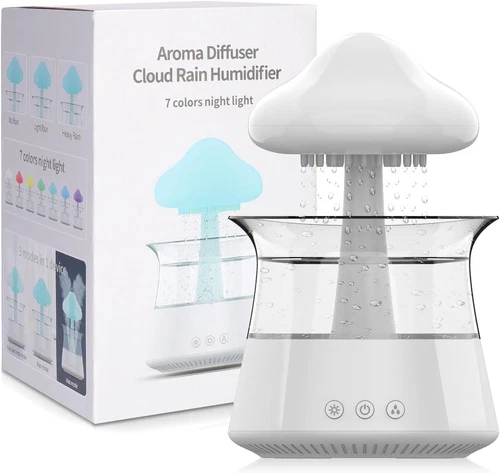 Rain Cloud Humidifier Water Drip Diffuser Aromatherapy Humidifier w/ 7 Colors US - Bild 43 von 44
