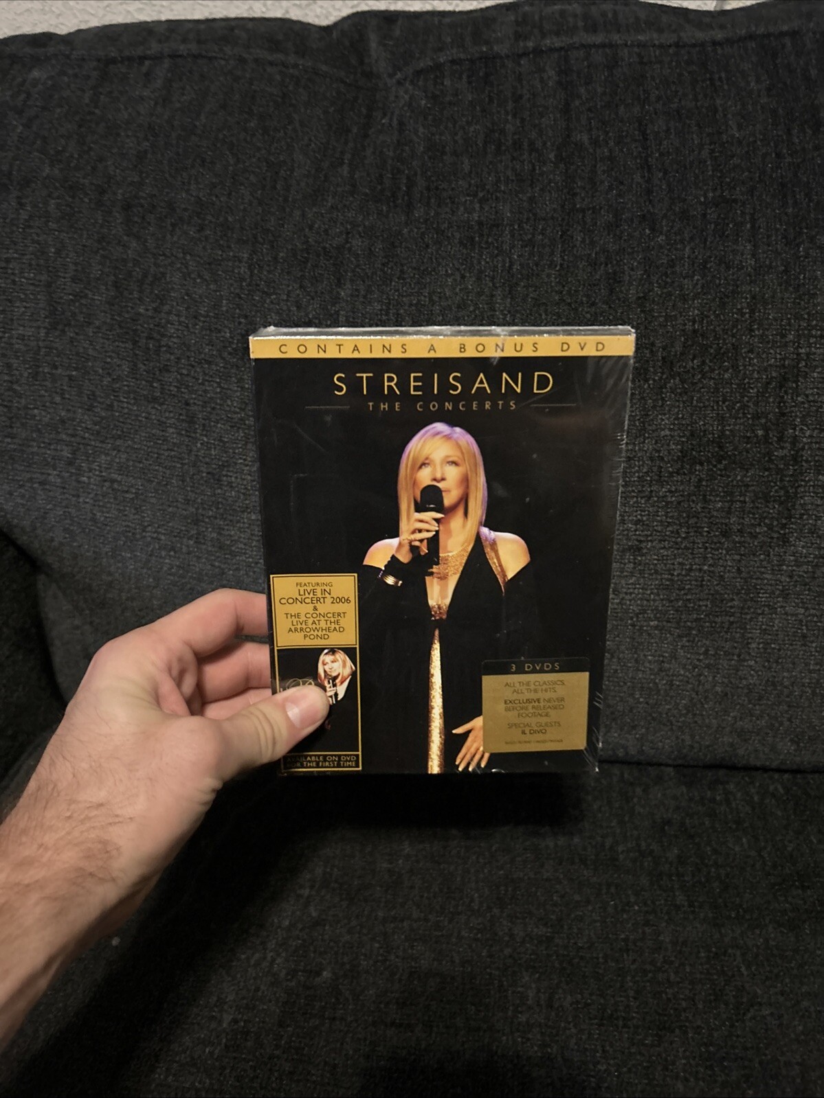 Barbra Streisand: The Concerts DVD (2009) NEW SEALED (3 discs)