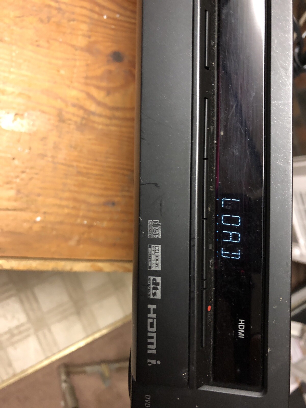 Sony RDRGX355 DVD Recorder/Player HDMI Upscale 1080i Powers On, No