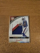 2016 PANINI PREFERRED CROWN ROYALE 13/50 ROOKIE SILHOUETTES #40 CARDALE JONES RC