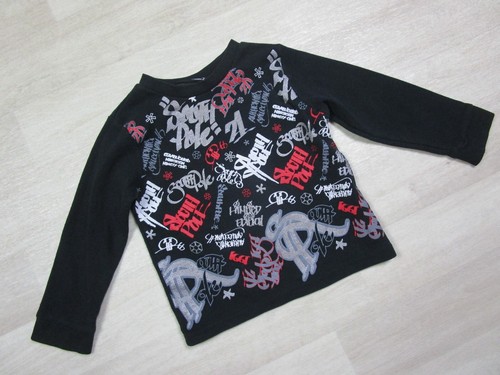Vintage Y2K Southpole T Shirt (5T) Kids AOP Thermal Long Sleeve Skater Grunge - Picture 2 of 8