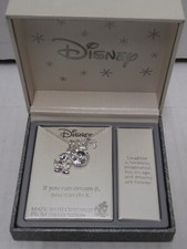 Disney Mickey Mouse Necklace Swarovski Crystals Dream It, Do It New in Box -d1d