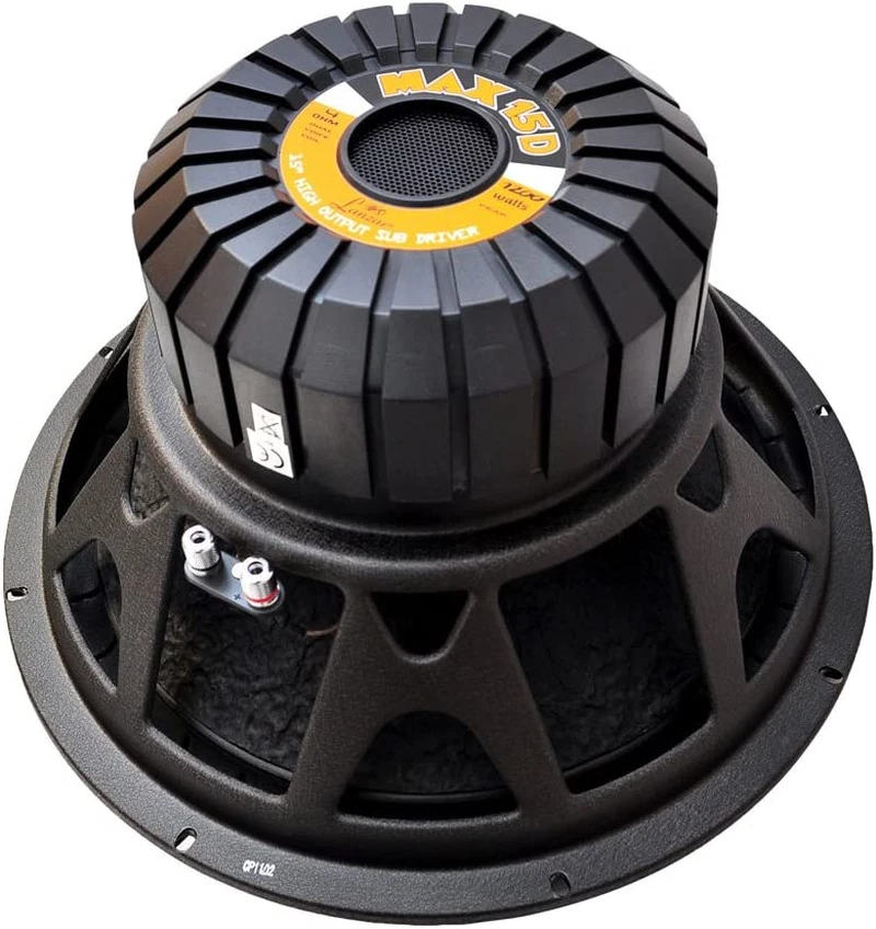 Lanzar 15in Car Subwoofer Speaker - Black Non-Pressed Paper Cone, Stamped Steel - Image 4 of 4